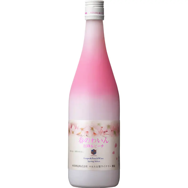 春のわいん 巨峰＆ピーチ 6% 720ml 瓶