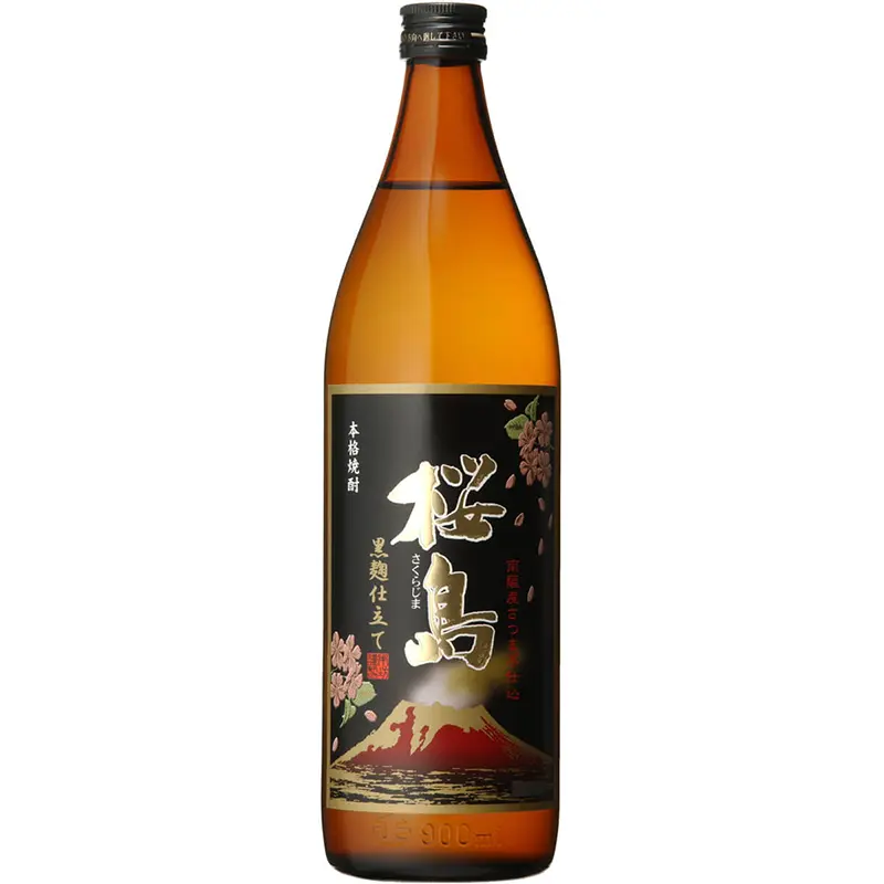 黒麹仕立て 桜島 25% 900ml 瓶