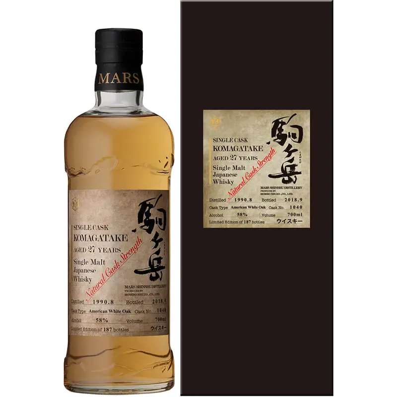 シングルカスク駒ヶ岳 1990 No.1040 AGED 27 YEARS