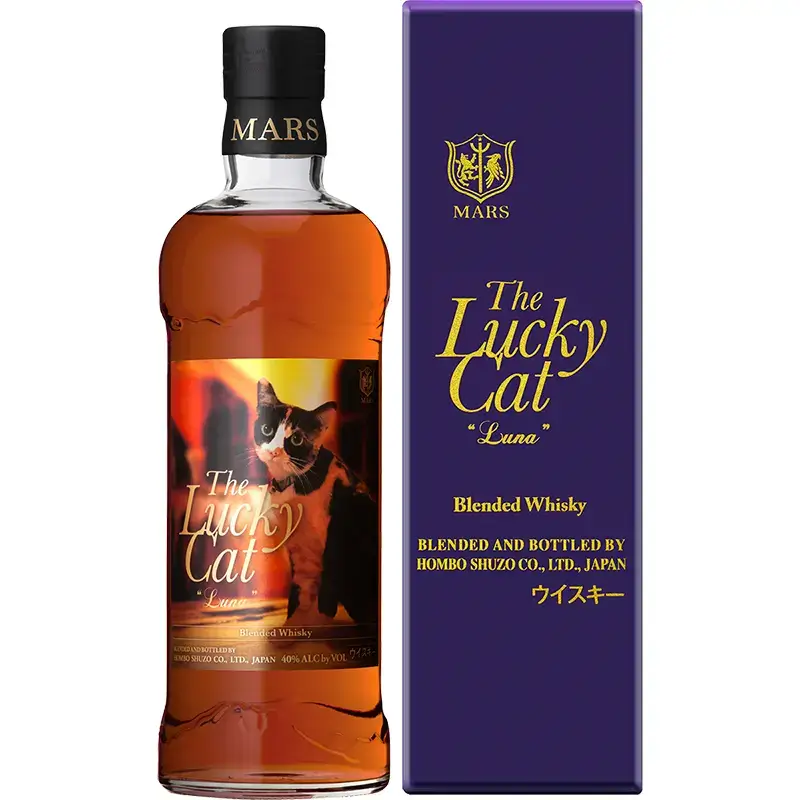 The Lucky Cat Luna | ブレンデッドウイスキー | 本坊酒造 公式サイト
