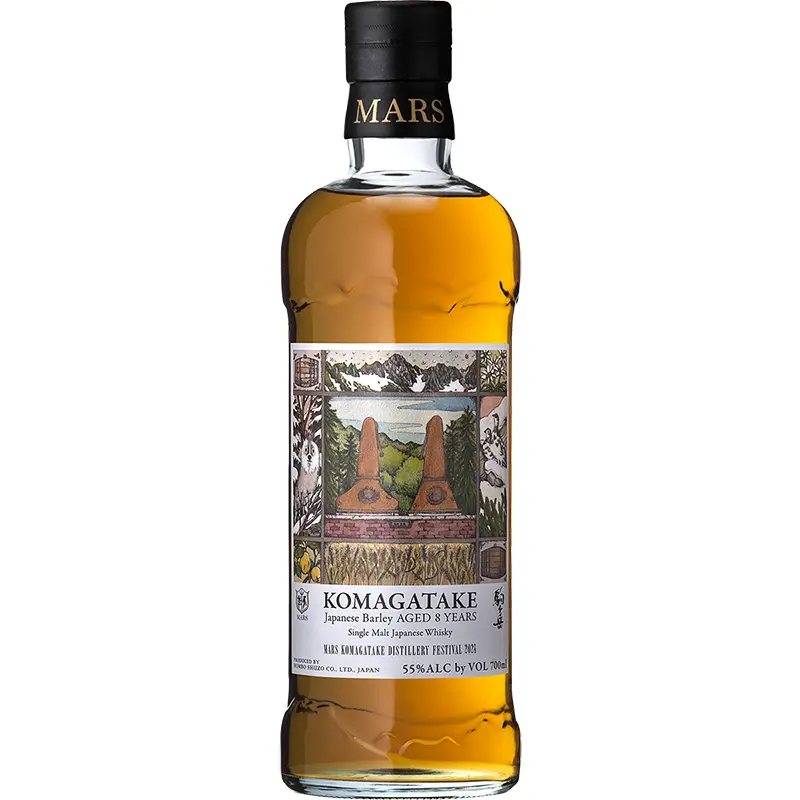 シングルモルト駒ヶ岳 Japanese Barley AGED 8 YEARS 55% 700ml 瓶